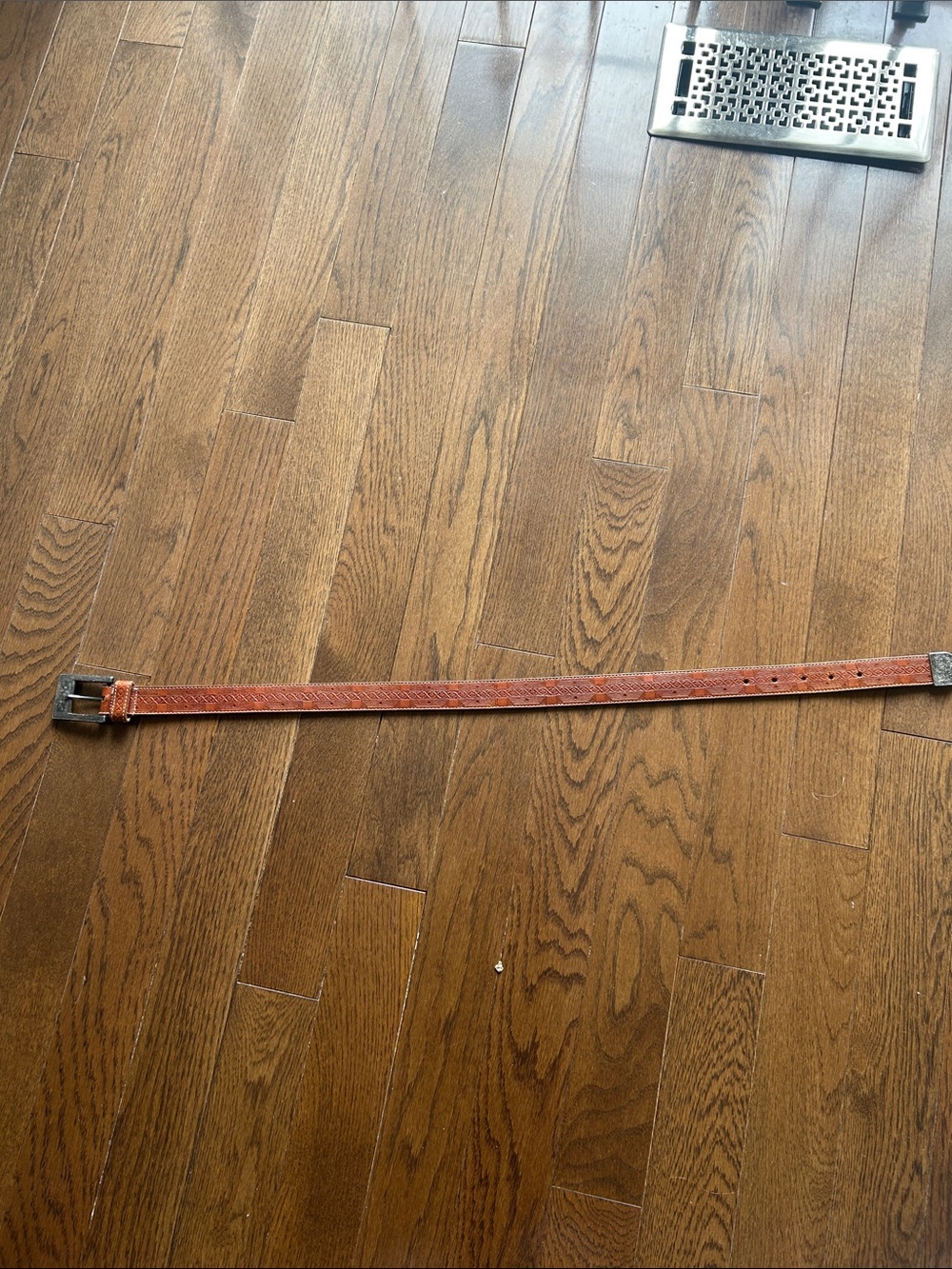 Tan Leather Western Belt -Excellent Condition
